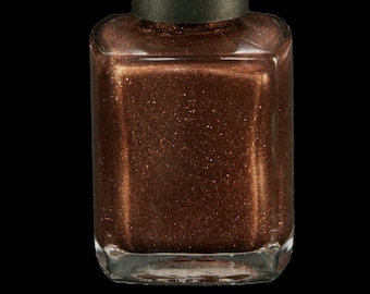 Days Gone By Warm Chocolate Brown 21 Free Nail Lacquer With Ultra-fine Caramel Glitter