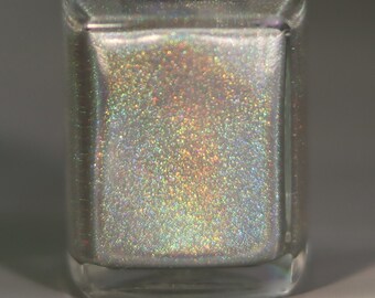 Chase The Rainbow 10 Free Silver Holographic Nail Polish