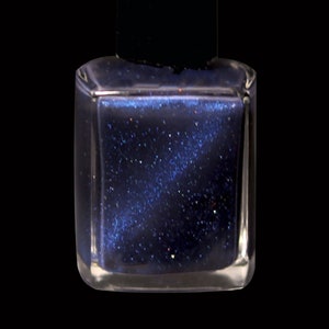 Dr...Who 10 Free Dark Blue Magnetic Cats Eye Nail Lacquer image 1