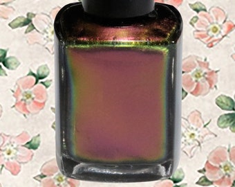 Briar Rose 10 Free Rose/Green/Gold Multi-Chrome Color Shifting Chameleon 10 Free Nail Lacquer