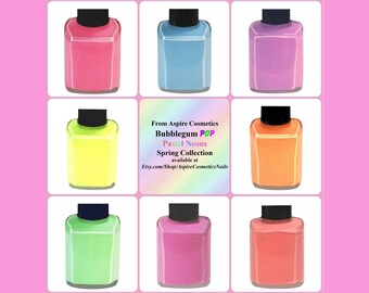 Bubblegum POP 10 Free Pastel Neon Spring Collection