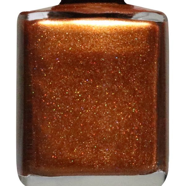 Little Hawk Holographic 10 Free Nail Lacquer With Ultra Fine Glitter And Aqua GLow In The Dark