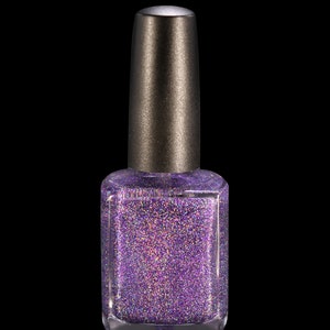 Hair Band 10 Free Vegan Purple and Gold Holographic Flake Glitter Nail Lacquer image 3