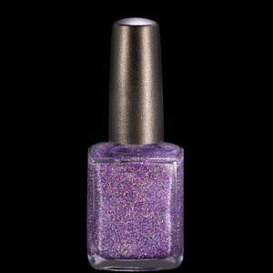 Hair Band 10 Free Vegan Purple and Gold Holographic Flake Glitter Nail Lacquer image 5