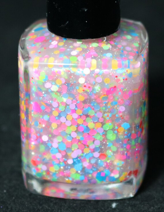 Confetti Glitter Bomb Top Coat Etsy
