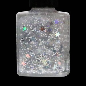 Let It Snow 10 Free Glitter Bomb/Topper With Silver Holographic Snowflakes image 2