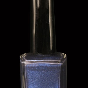 Dr...Who 10 Free Dark Blue Magnetic Cats Eye Nail Lacquer image 2