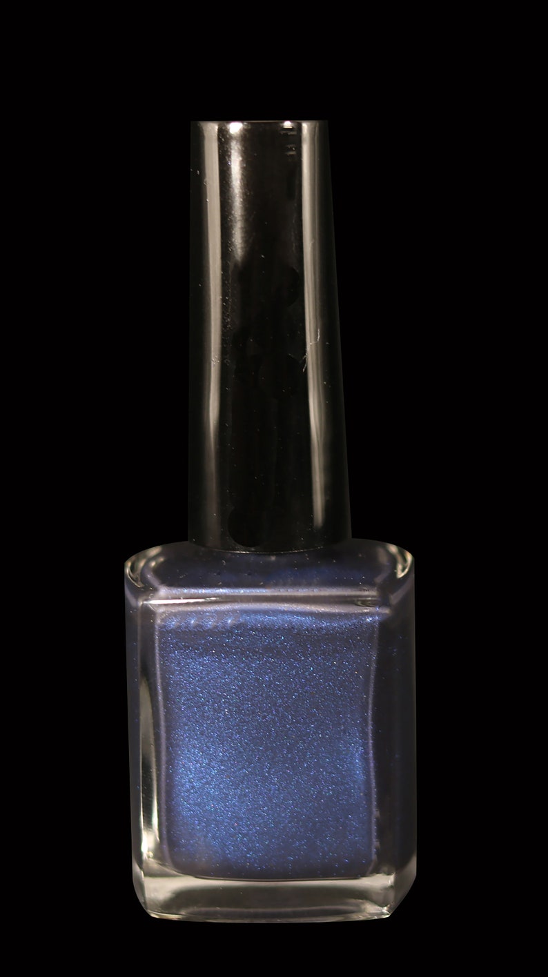 Dr...Who 10 Free Dark Blue Magnetic Cats Eye Nail Lacquer image 2