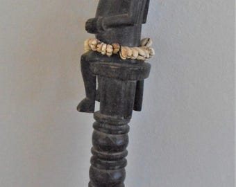 アフリカの杖 バウレ族の彫刻された男性像の杖 - Etsy 日本