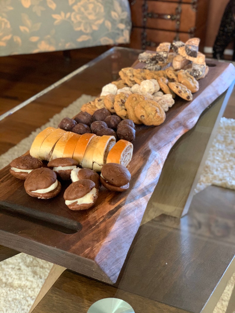 Charcuterie board live edge wood cutting board rustic | Etsy