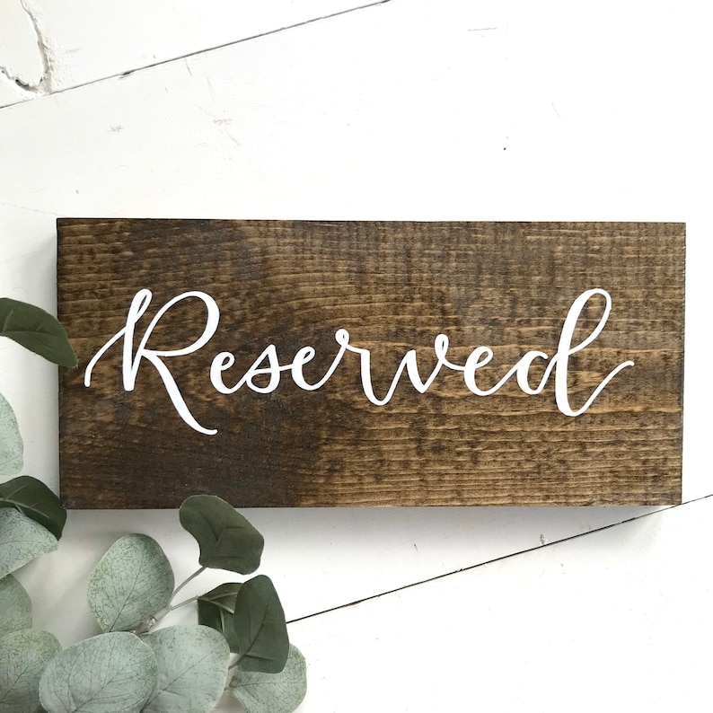 rustic wood signs Reserved sign rustic wedding decor rustic wedding signs wood reserved sign wedding ceremony sign