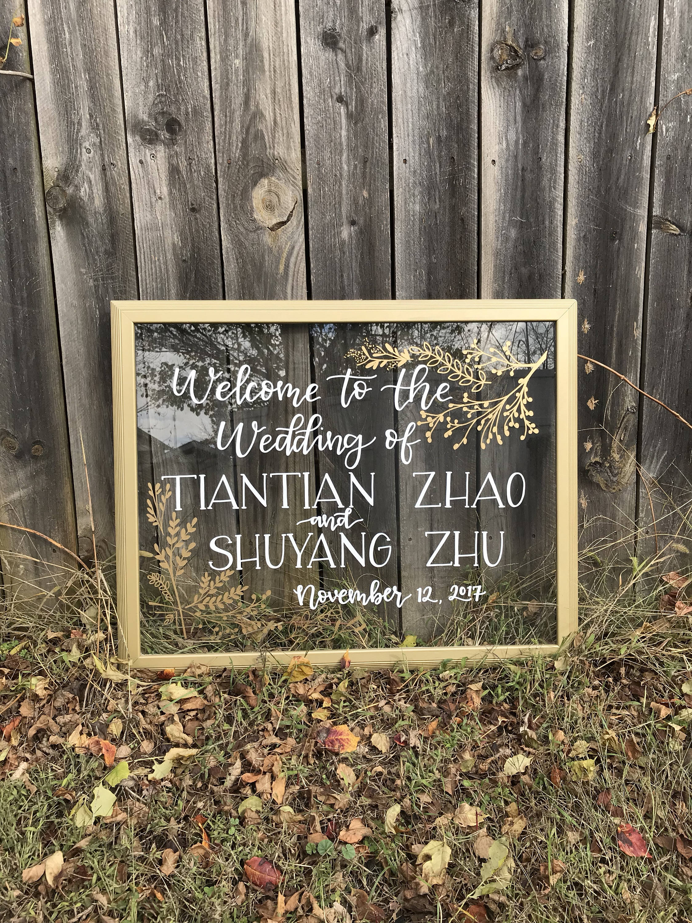 Custom Glass Wedding Sign Glass Wedding Sign Glass Etsy Hong Kong