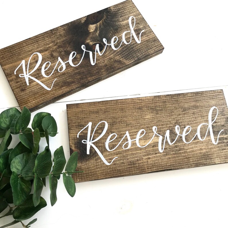 rustic wood signs Reserved sign rustic wedding decor rustic wedding signs wood reserved sign wedding ceremony sign