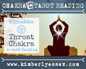 Fifth Chakra Tarot Reading | 4-Card Throat Chakra Reading | Vishuddha Reading (digital file: PDF - you print)