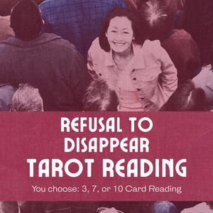 Le refus de disparaître Lecture de tarot | Tarot pour rester présent dans un monde qui s'efface | 3, 7 ou 10 cartes