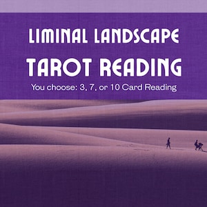 Lecture de tarot du paysage liminaire | Explorez les endroits où vous voyagez en rêvant | 3, 7 ou 10 cartes
