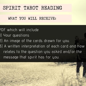 Vatergeist Tarot Lesung 4-Karten-Vaterlesung Mediumship Eine Nachricht von deinem Papa, der bestanden hat digitale Datei: PDF Du druckst Bild 3