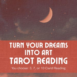 Verander je dromen in kunst Tarotlezen | Droomalchemie en artistieke inspiratie | 3, 7 of 10 kaarten