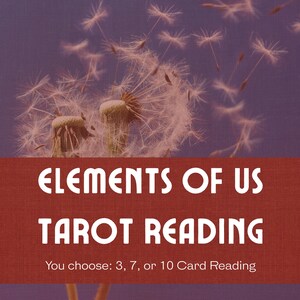 De elementen van ons Tarotlezen | Aarde, lucht, vuur en water in jouw verbinding | 3, 7 of 10 kaarten