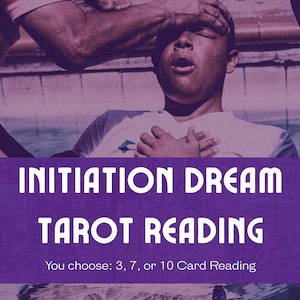 Initiation Traum-Tarot-Lesung | Reflektiere über Träume, die Wendepunkte markieren | 3, 7, oder 10 Karten