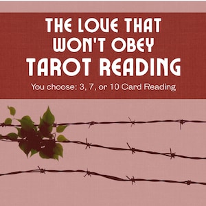 El amor que no obedece: lectura de tarot / Lazos que desafían las reglas / 3, 7 o 10 cartas