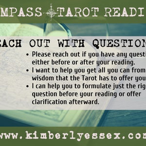 Where should I go to school Compass Tarot Reading digital file: PDF, JPG you print image 5