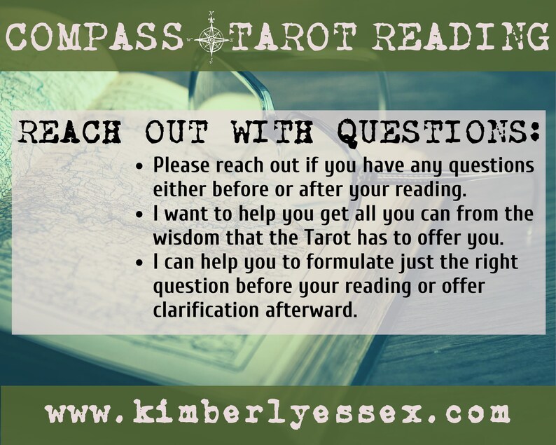 Where should I go to school Compass Tarot Reading digital file: PDF, JPG you print image 5