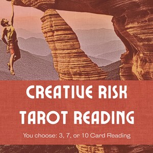 Kreative Risiko Tarot Legung | Finde Mut und wagen den Sprung | 3, 7, oder 10 Karten
