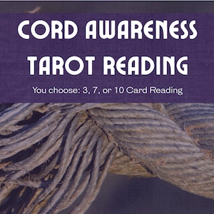 Cord Awareness Tarot Legung | dient dir eine Verbindung? | 3, 7, oder 10 Karten