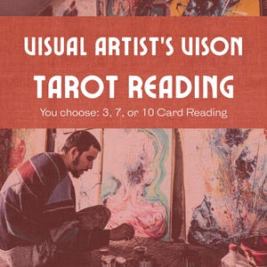 Visuelle Künstler Vision Tarot Legung | Künstlerische Leitung und Inspiration | 3, 7, oder 10 Karten