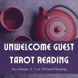 Leitura de Tarô para Convidados Indesejados | Nomeando o que é Indesejado | 3, 7 ou 10 Cartas