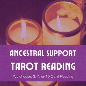 Voorouderlijke ondersteuning Tarotlezen | Maak contact met de wijsheid in je afkomst | 3, 7 of 10 kaarten