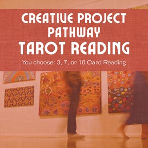 Kreatives Projekt Pathway Tarot Legung | Manifestieren Sie Ihre künstlerische Vision | 3, 7, oder 10 Karten