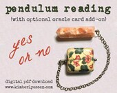 Yes or No Pendulum Reading (digital file: PDF, JPG - you print)