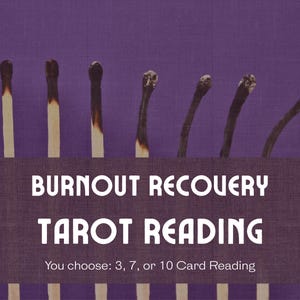 Odczyt Tarota Burnout Recovery | Delikatnie odzyskaj energię, kierunek i siebie | 3, 7 lub 10 kart