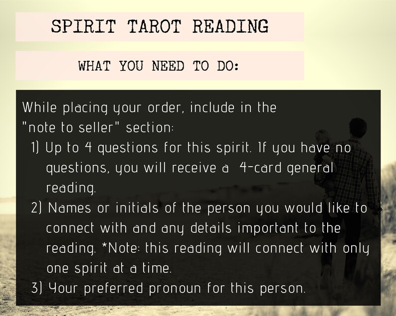 Vatergeist Tarot Lesung 4-Karten-Vaterlesung Mediumship Eine Nachricht von deinem Papa, der bestanden hat digitale Datei: PDF Du druckst Bild 2