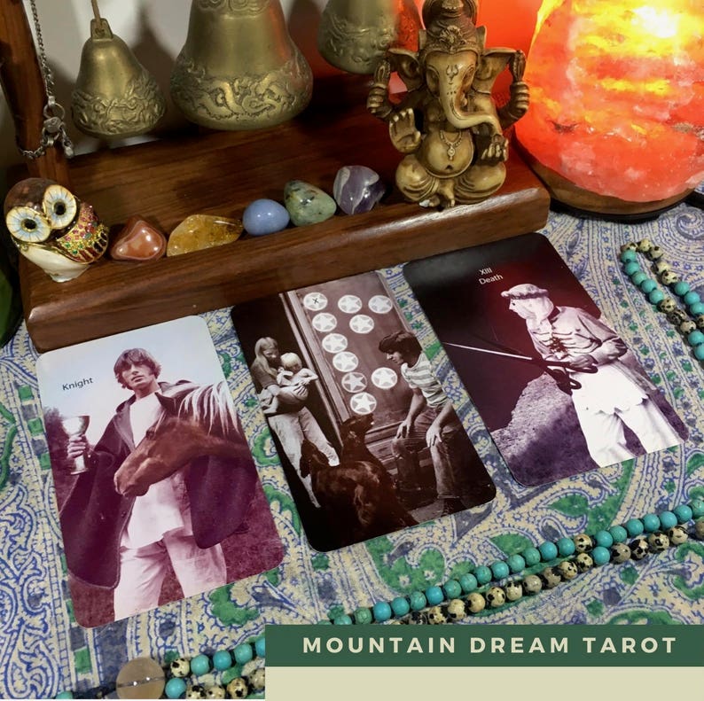 Where should I go to school Compass Tarot Reading digital file: PDF, JPG you print Mountain Dream