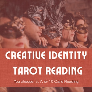 Kreative Identität Tarot Legung | Finden Sie Ihren künstlerischen Stil und Ihre Stimme | 3, 7, oder 10 Karten