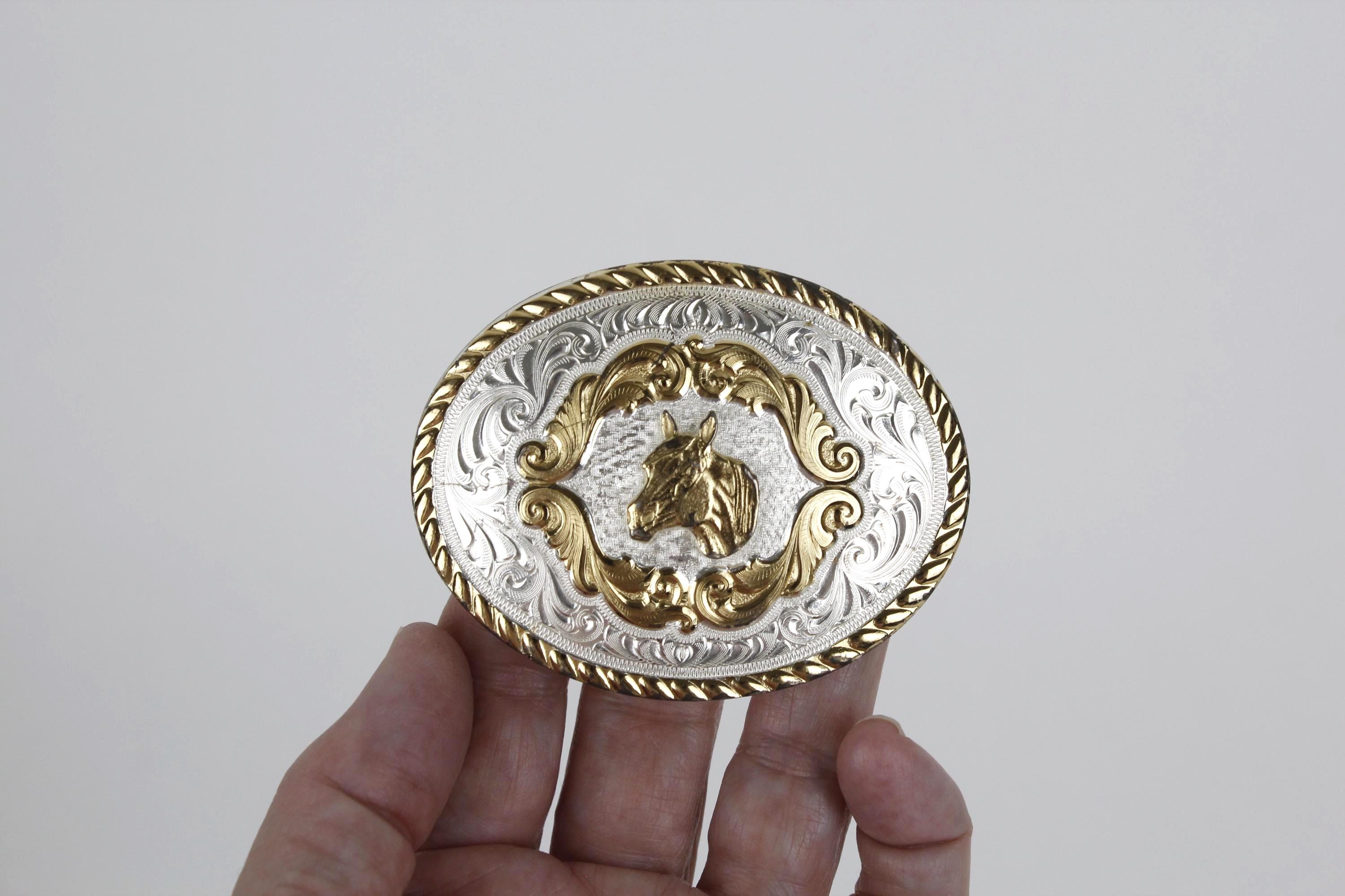 ビンテージ　MONTANA SILVERSMITHS シルバー製 バックル モンタナシルバースミス ベルト バックル アメリカン イーグル