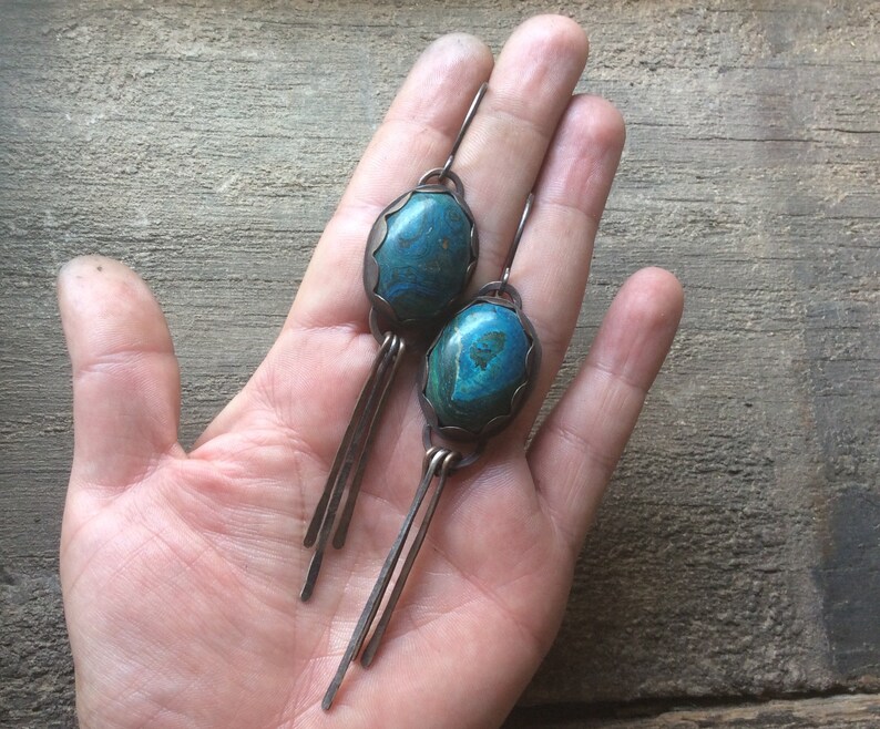 Jasper Fringe Earrings