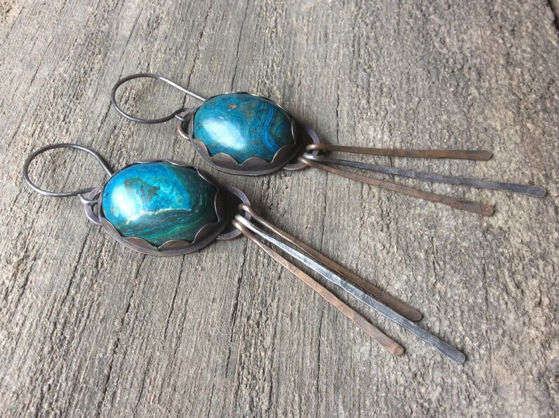 Jasper Fringe Earrings