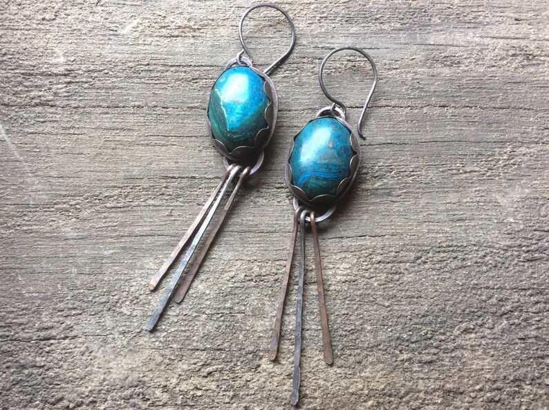 Jasper Fringe Earrings