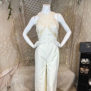 Alexis Wedding Jumpsuit as is size 8