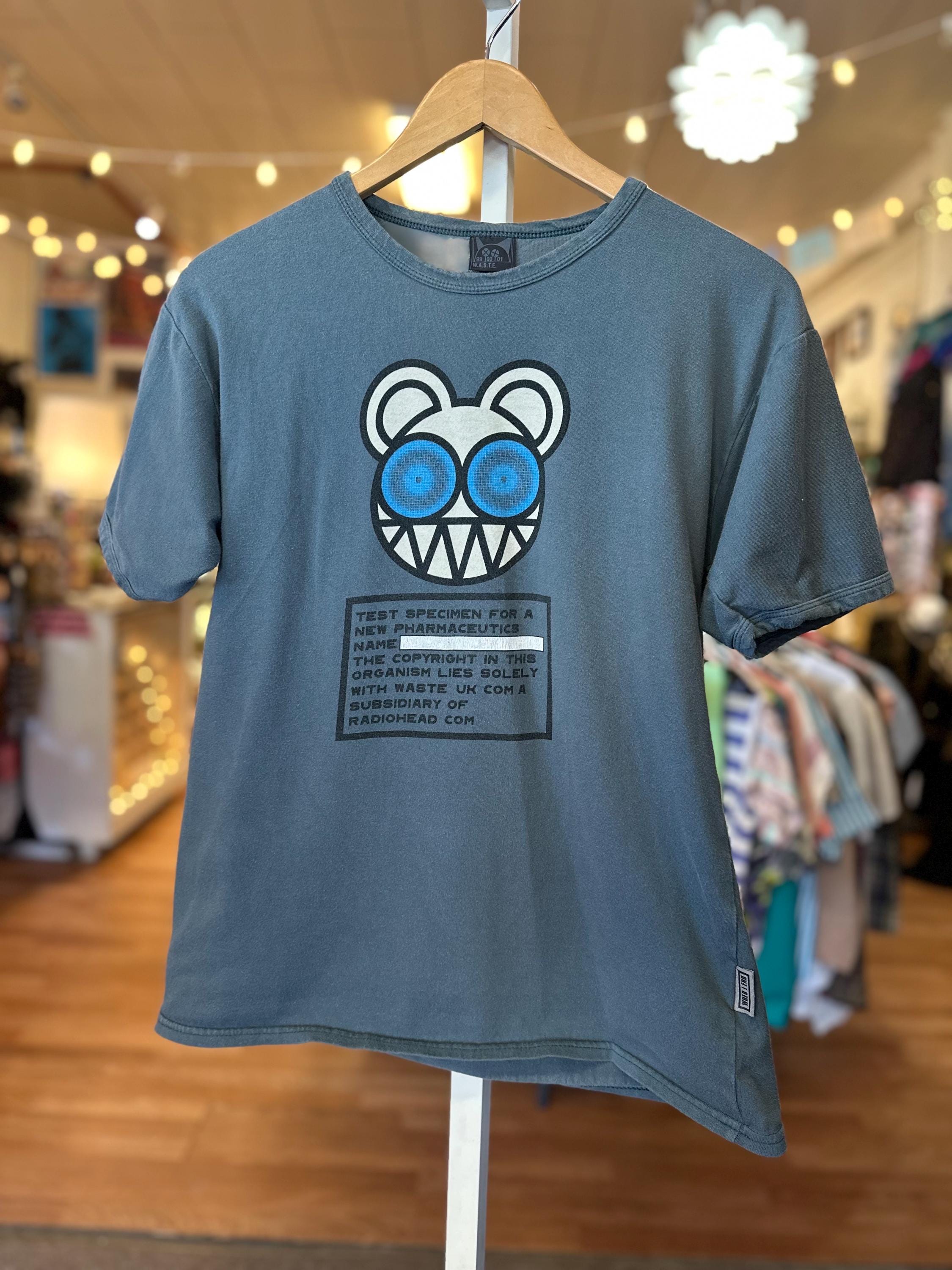 Radiohead Shirt Waste - Etsy Radiohead Shirt Waste - Etsy