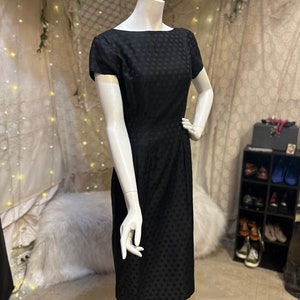 1950&#39;s Vintage Alfred Werber of Saint Louis Polkadot Dress S/M SALE