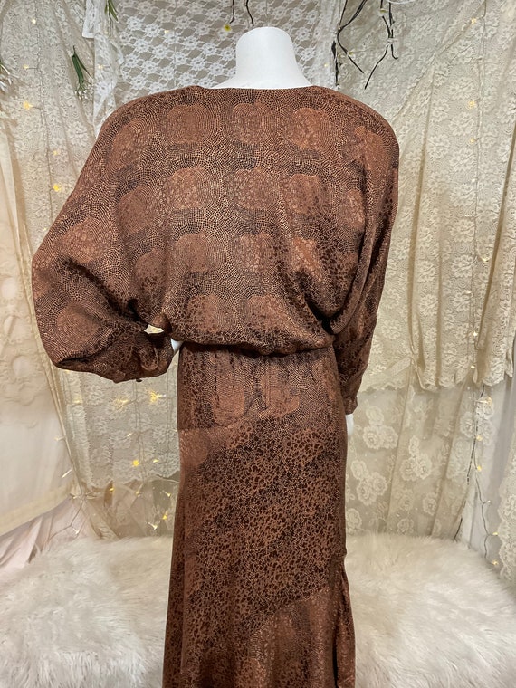 80’s Silk Saint Romei Dress size 10 medium - image 8