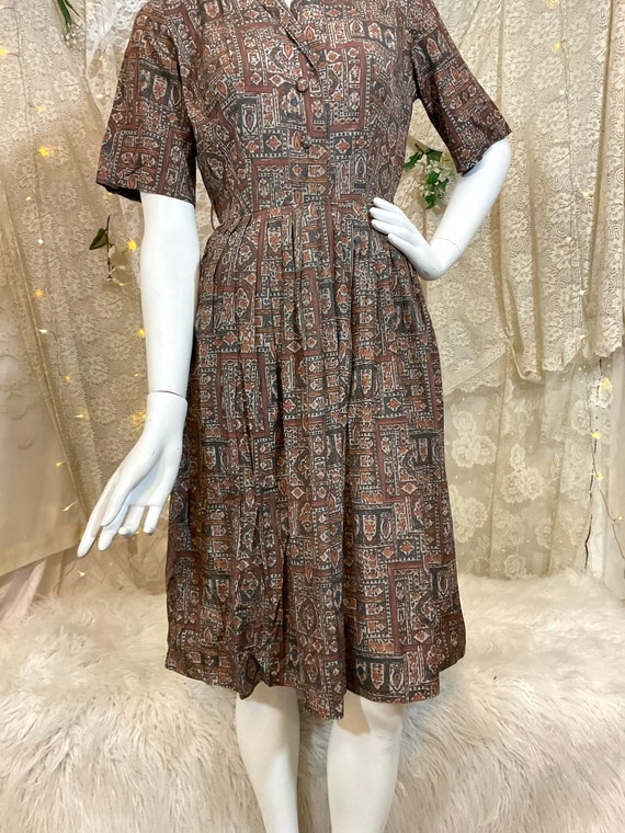 50’s Ann Taylor shirtwaist dress xs extra small - image 3