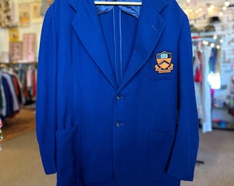 Vintage Wool 1950's Princeton Ivy League Mens Blazer Jacket Size Large