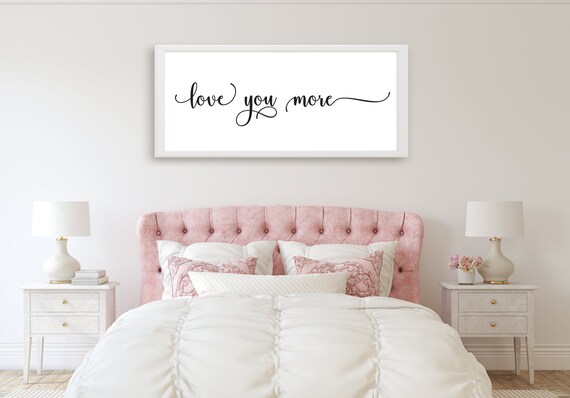 Love You More Wall Art Love You More SVG Love You More - Etsy