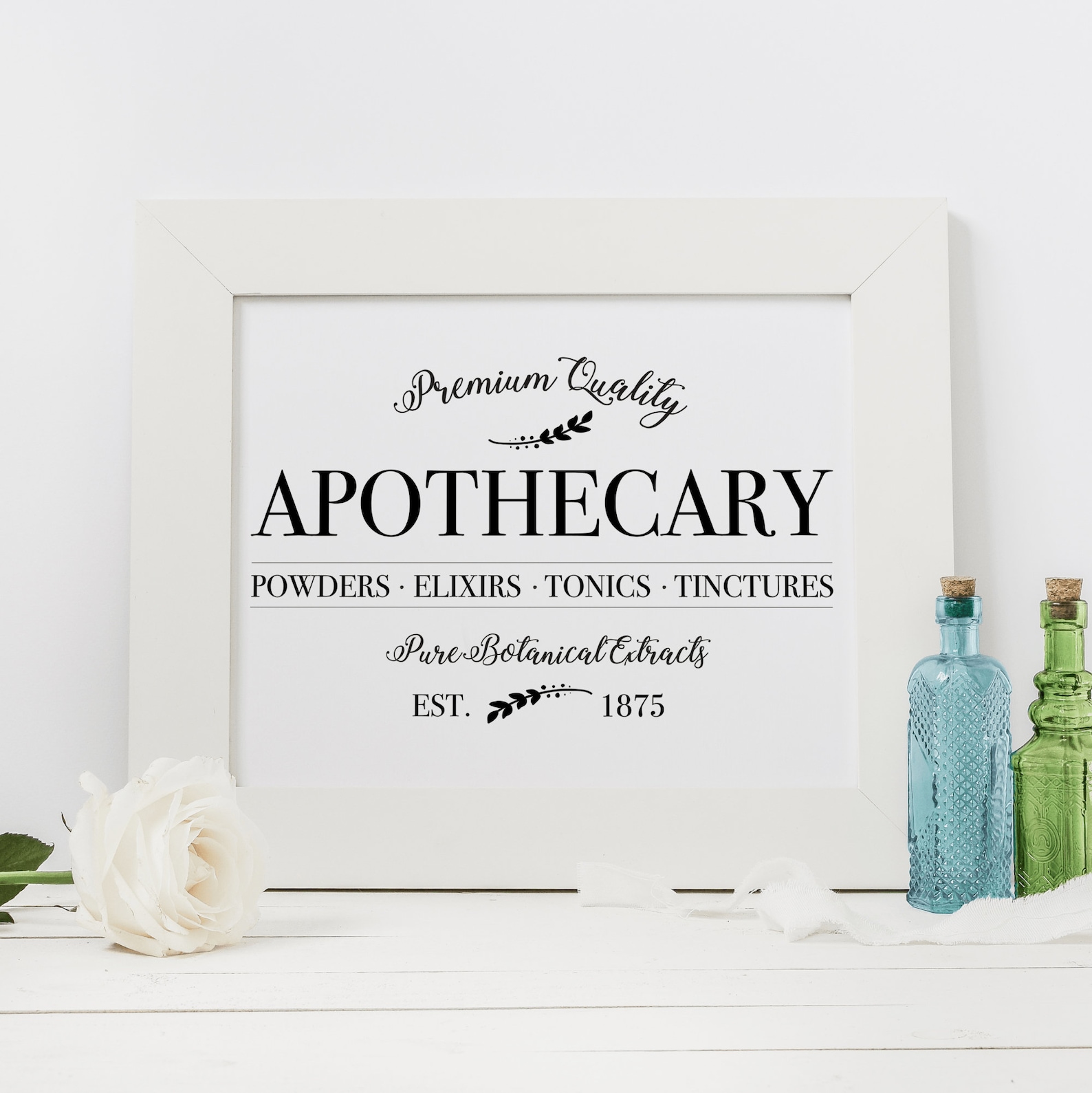 Apothecary Sign Apothecary Vintage Halloween Bathroom Wall - Etsy
